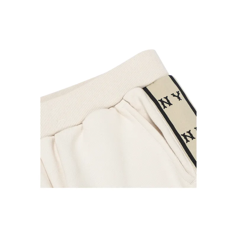 MLB New York Yankees Knitted Sweatpants Unisex Cream-5