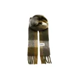 Acne Studios Checked Fringed Edge Scarf