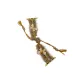 Plush Woven Drawstring[Brown Butterfly]