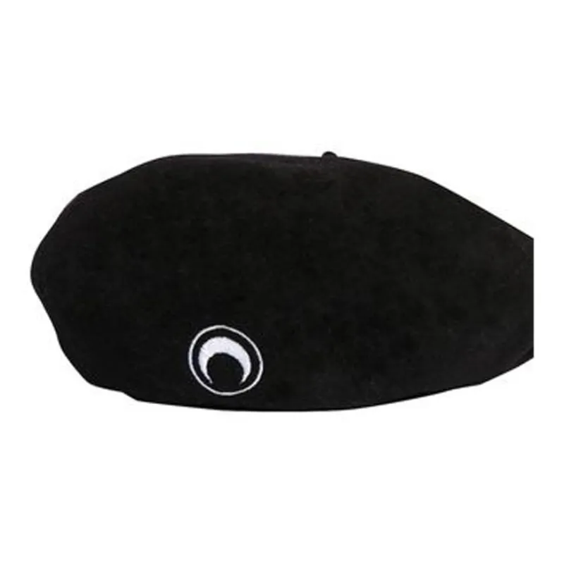 Marine Serre Berets Unisex Black-4