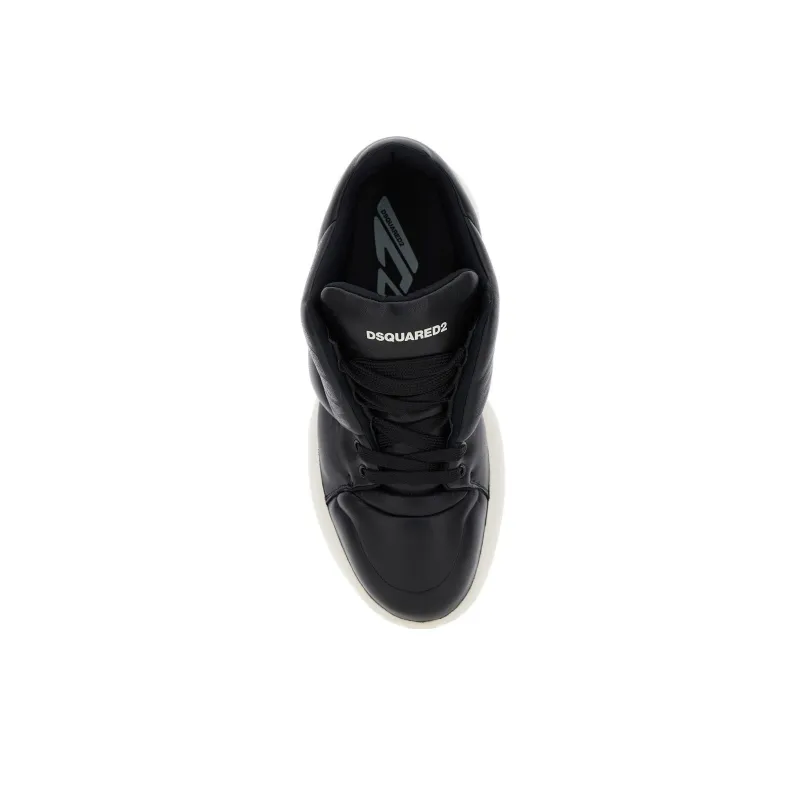 DSQUARED 2 Inflated Effect Lace Up Sneakers-4