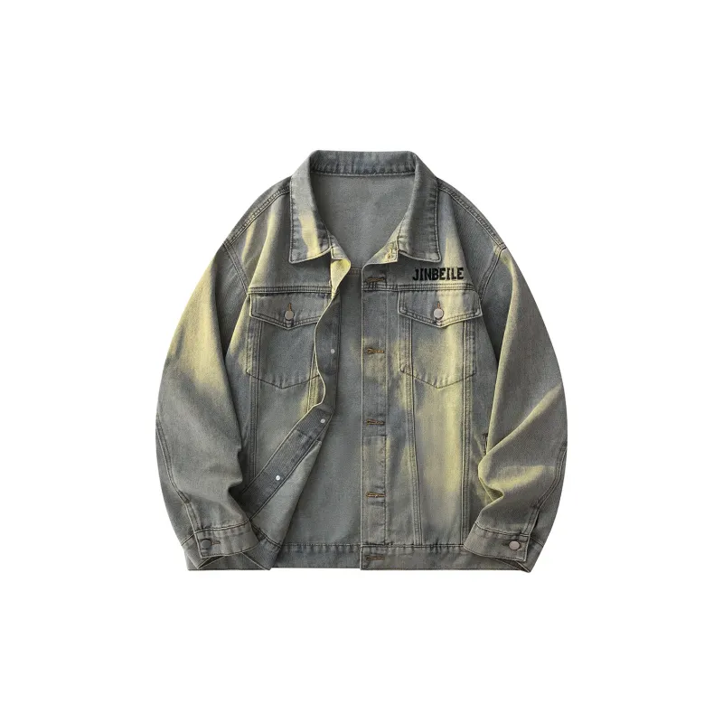 JINBEILE Denim Jackets Unisex-9