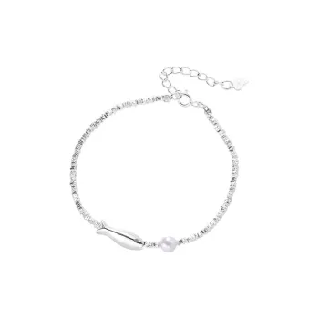 Heart Grass S92 Silver Bracelets Women's