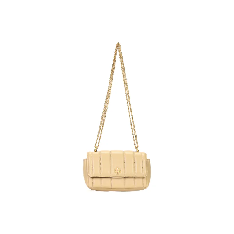 TORY BURCH Kira Mini Flap Bag Desert Dune-1