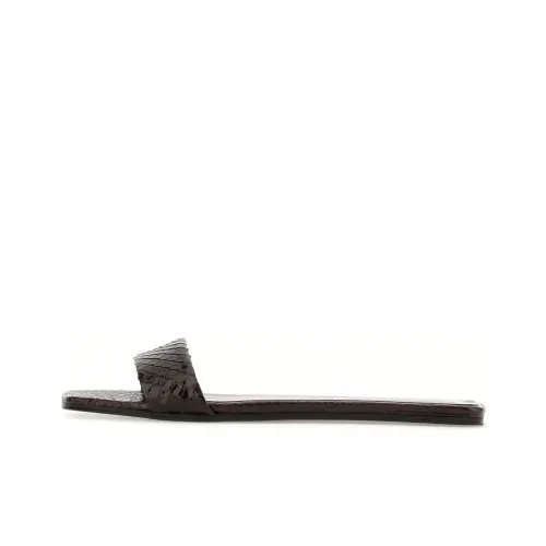 THE ROW Slide Slippers Women's Brown