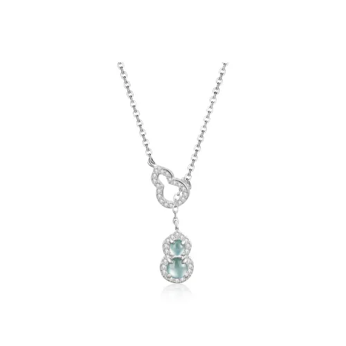 Best Wishes Ice Type Jadeite Necklaces Women's