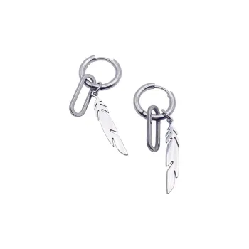 BKBU Titanium Steel Earrings Unisex