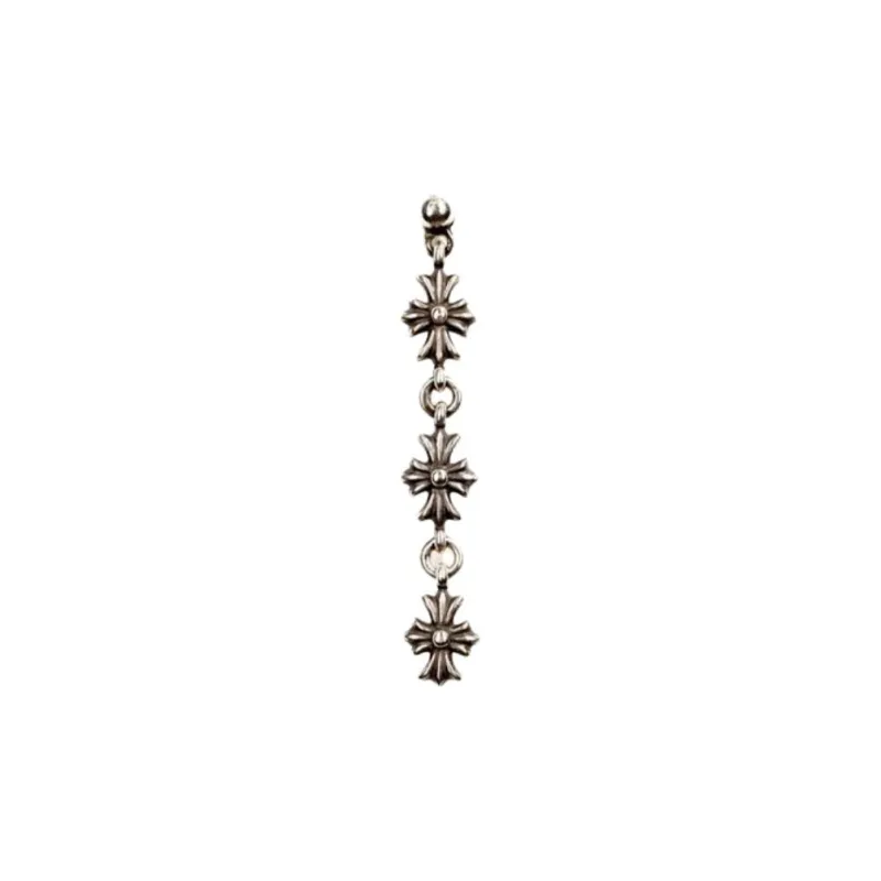 Chrome Hearts Earrings Women's Silver-1