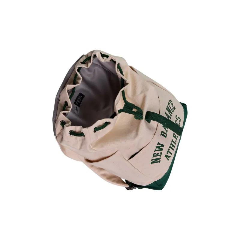 New Balance Cotton Canvas Canvas Bag Backpack Regular Unisex Night Watchman Green-4