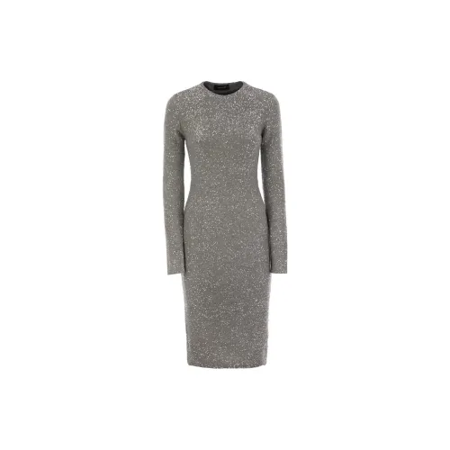 Fabiana Filippi Sequin Embellished Knitted Midi Dress
