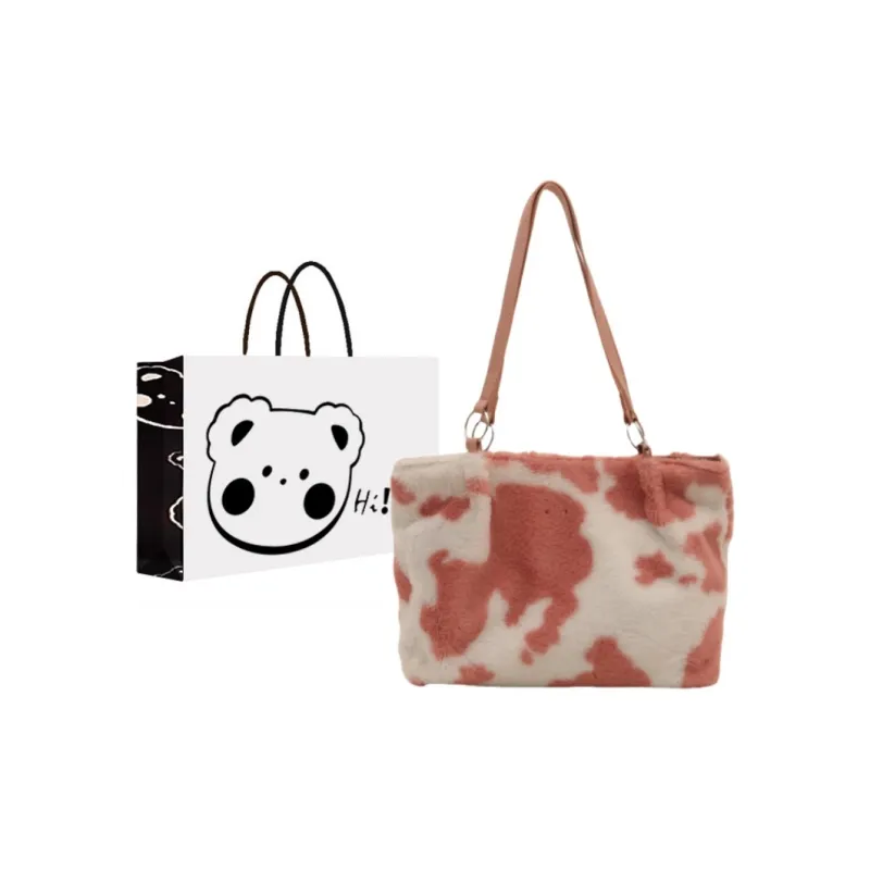 NX DOUGHNUT Plush Handbag, Shoulder Bag Regular Women's Multicolor-11