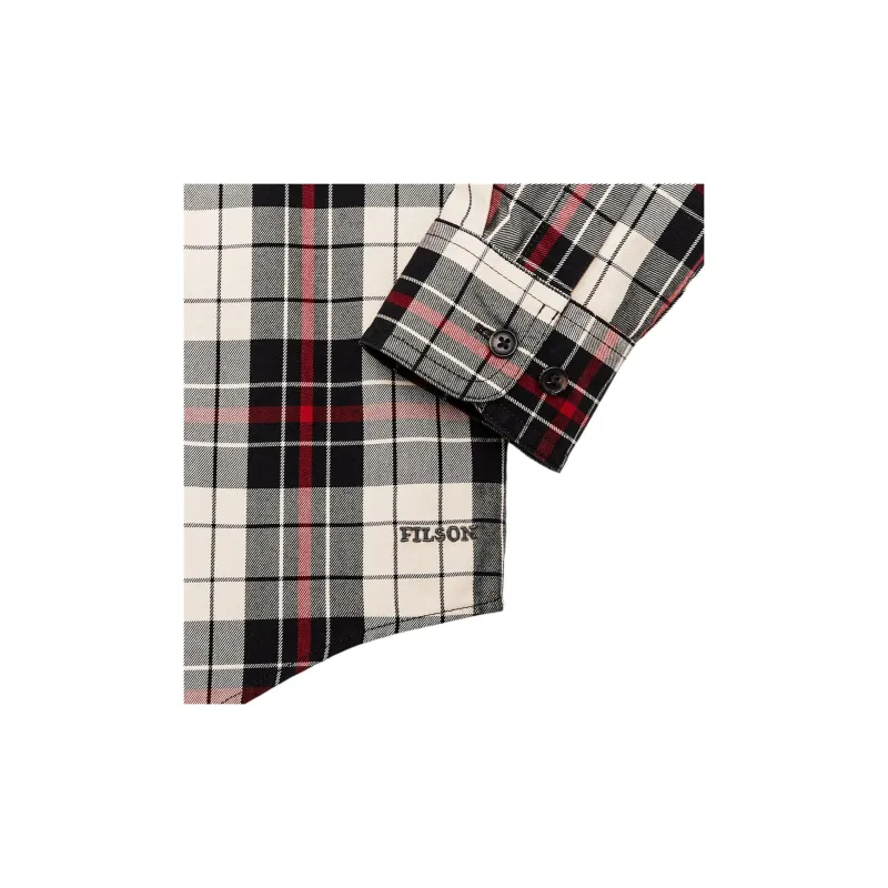 Filson FW24 Shirt Men's Red White Mixed Color-3
