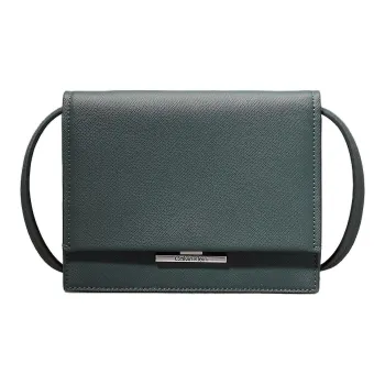 CALVIN KLEIN Polyurethane Small Square Bag Shoulder Bag Crossbody Bag Women's Palm Green