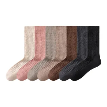 Temooues Mid Calf Socks Women's 4 Pack