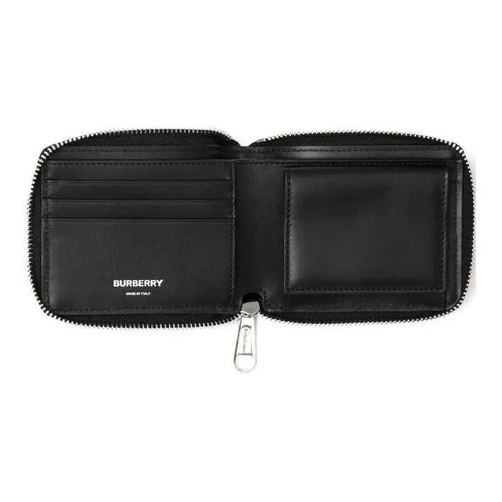 Burberry Leather Wallet, Card Holder Men's Camouflage-2