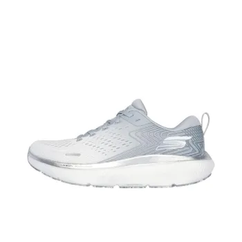 Skechers GO Run Ride 11 Anti-Slip Wear-Resistant Low-Top Training Shoes Women's White Gray
