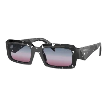 PRADA Rectangular Sunglasses Women's Black
