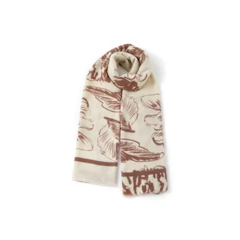 CLARKIA FLOWER Knit Scarves Women's