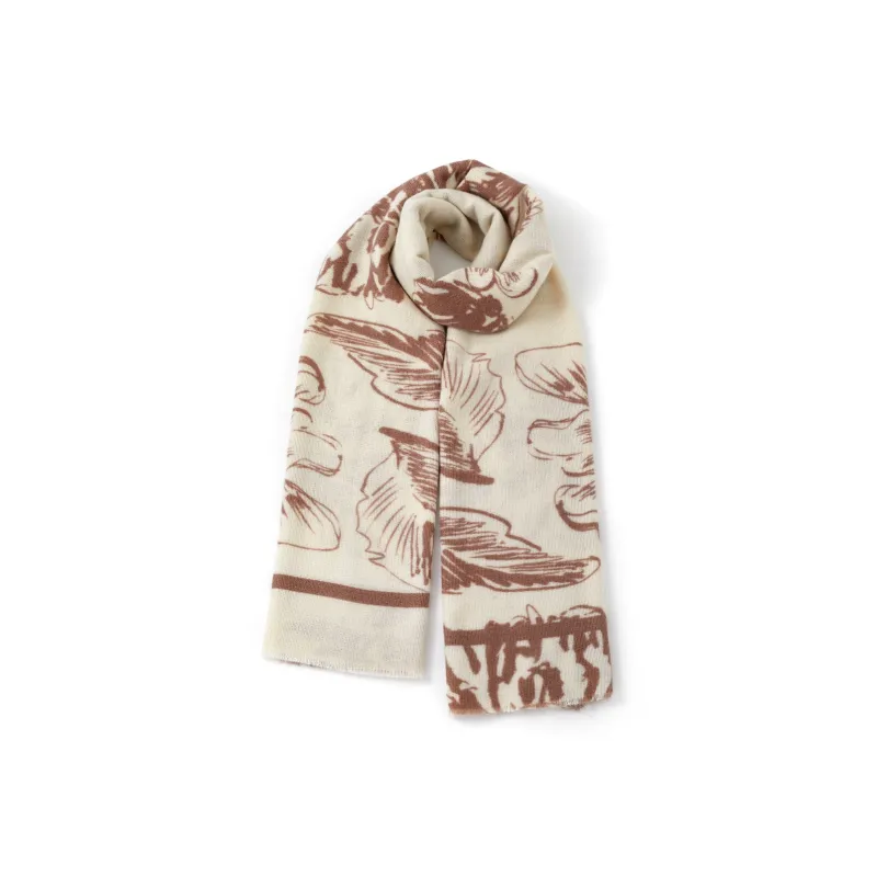 CLARKIA FLOWER Knit Scarves Women's-0