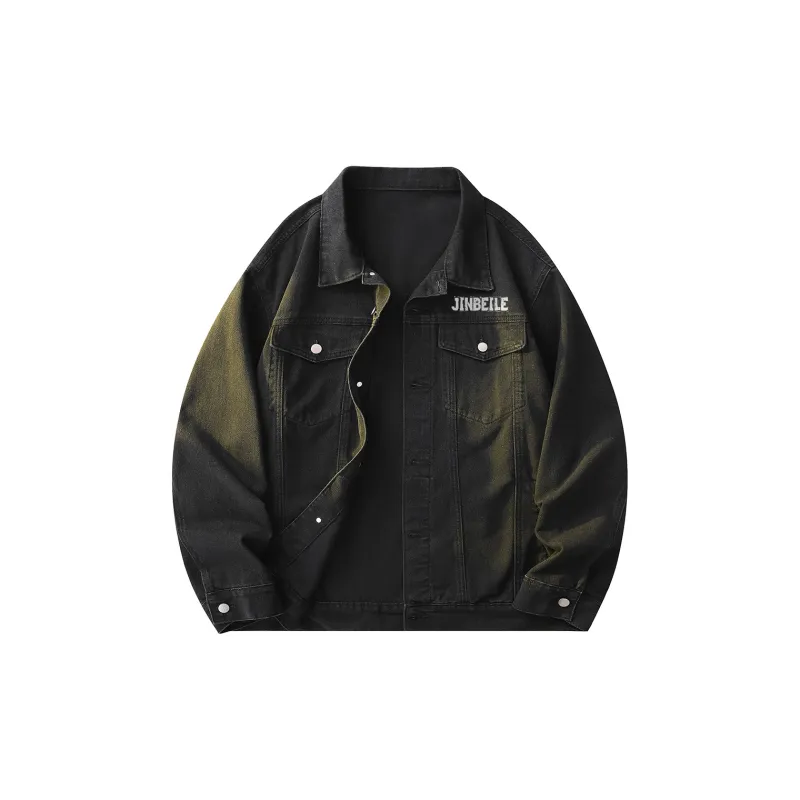 JINBEILE Denim Jackets Unisex-1