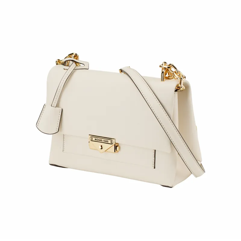MICHAEL KORS Cece Leather Shoulder Bag Handbag Medium Size Women's White-2