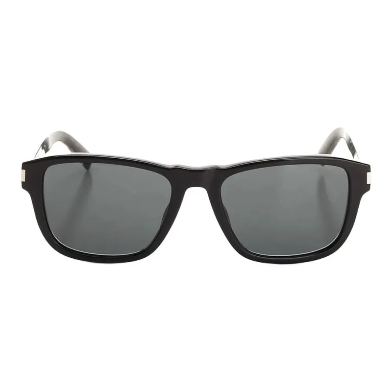 SAINT LAURENT Logo plaque Square frame Sunglasses-1