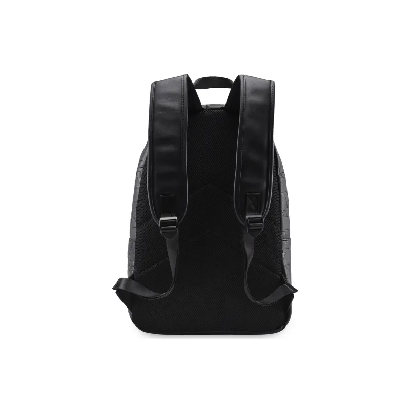 ONRF PVC Backpacks Laptop Bags Backpack Regular Unisex Black-3