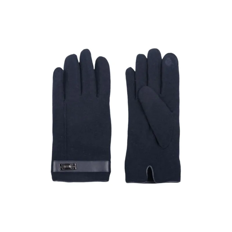 H YXIANG Wool Knit Gloves Men's-12