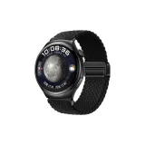[Magnetic Clasp-Woven Loop]Black with Black Buckle