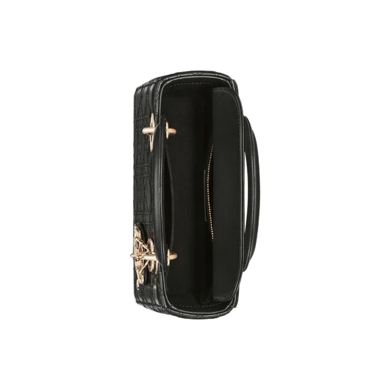 DIOR Lady DiorMy ABCDior Sheepskin Shoulder Bag Crossbody Bag Handbag Small Size Women's Black-3
