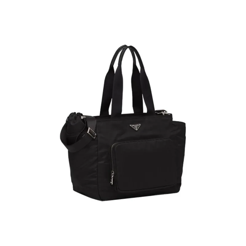PRADA Recycled Nylon Baby Bag, Shoulder Bag, Crossbody Bag, Handbag Regular Women's Black-1