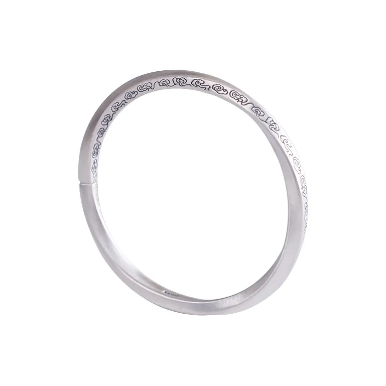 AQI 999 Fine Silver Sterling Silver Bracelets Unisex-0