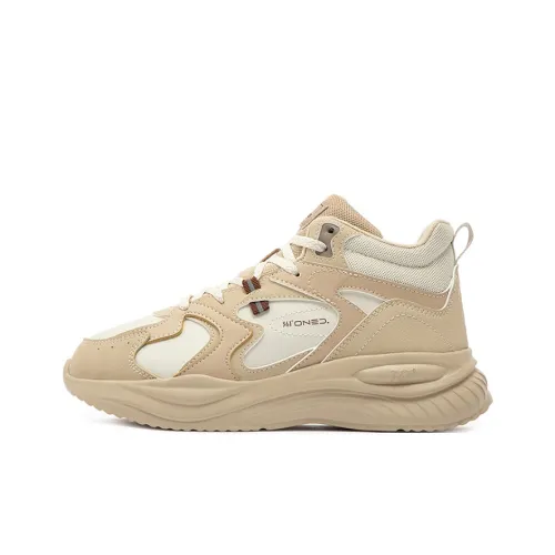 361° Slip Resistant, Abrasion Resistant, Thermal High Top Casual Shoes Women's Brown Apricot Tea Brown