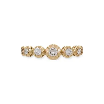 Jacquie Aiche 14kt Yellow Gold Sophia Diamond Earcuff