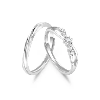 OWNCOOL 999 Fine Silver Gift Box Set Ring Unisex