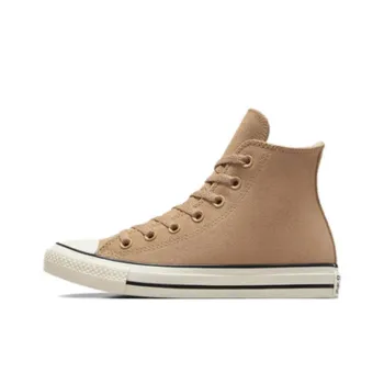 Converse Chuck Taylor All Star Anti Slip Wear Resistant High Top Skateboard Shoes Unisex Brown Yellow