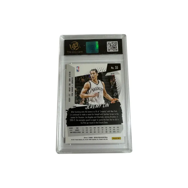 PANINI Jeremy Lin, Nets, Revolution Collection, Refringence, Basketball Card, 8 Points Graded Cards 1 Pc-1