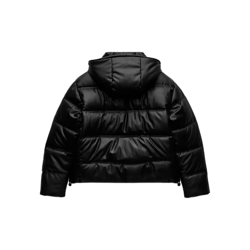 ZARA Puffer Jacket Women's Black-1