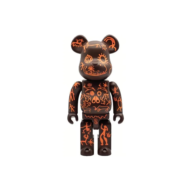 BE@RBRICK X MOOSE KNUCKLES Totem Print 1000% 70cm-0
