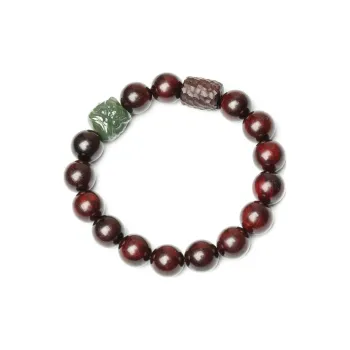 Santan Lodge Pterocarpus Wooden Bracelets Unisex