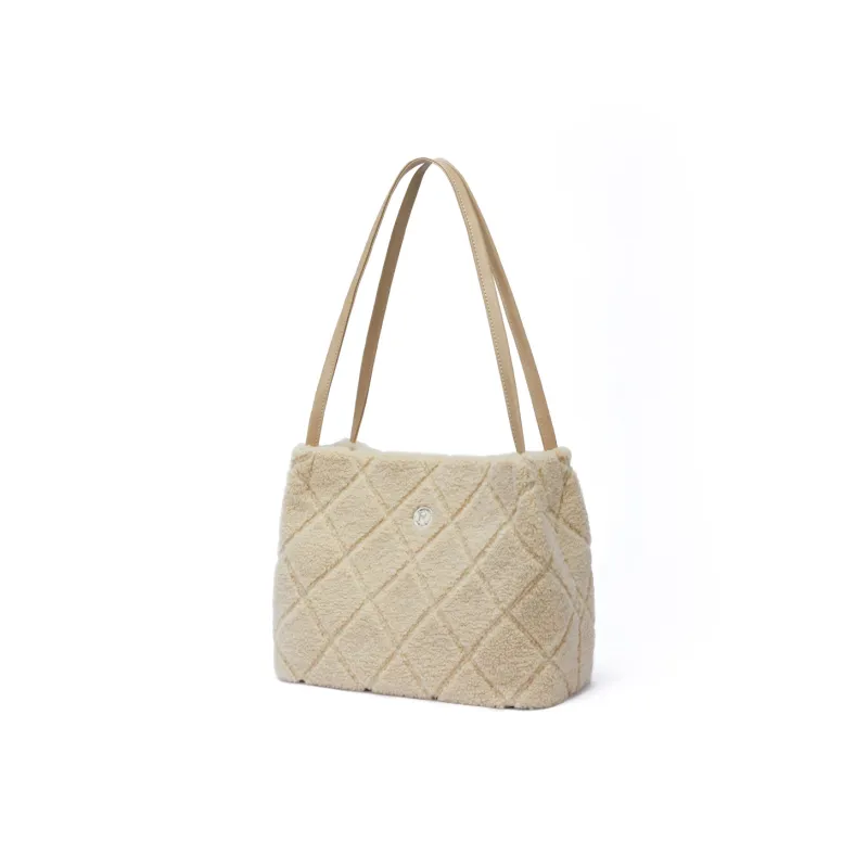 RED DRAGONFLY Microfiber Synthetic Leather Handbags Shoulder Bags Women's Coffee/Milk Tea Beige-7