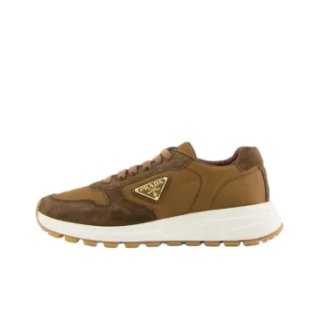 PRADA Re Nylon Low Top Casual Shoes Men's Brown