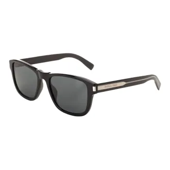 SAINT LAURENT Logo plaque Square frame Sunglasses