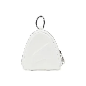 DIESEL Cow Leather Coin Purse Women's White