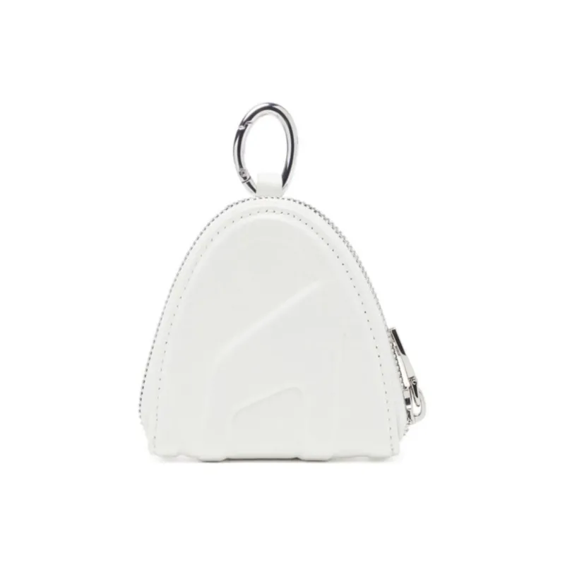 DIESEL Cow Leather Coin Purse Women's White-0