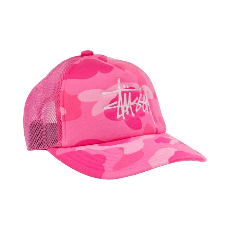 Bape X Stussy Trucker Cap-7
