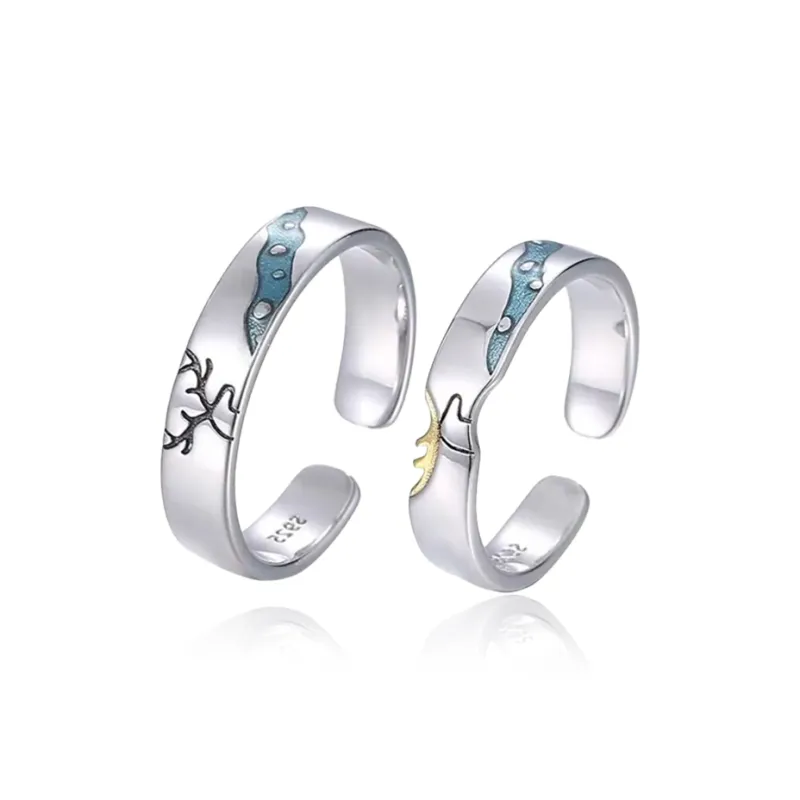 Chongqing Gold Store S925 Silver Rings Unisex-0