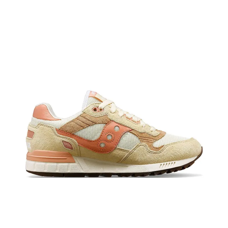 Saucony Shadow 5000 Anti Slip Wear Resistant Low Top Casual Running Shoes Unisex Khaki-1