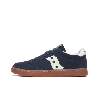 Saucony Jazz Court Anti Slip Wear Resistant Low Top Skateboard Shoes Unisex Blue