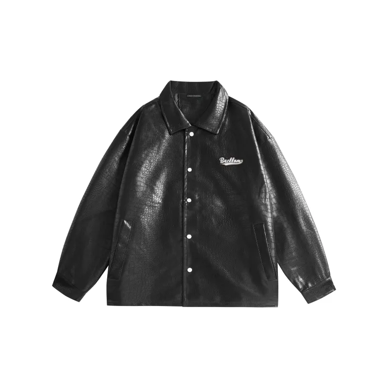 David Bakken x DAOMEIXIONG LIANMINGKUAN Leather Jacket Unisex-1